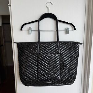 Rebecca Minkoff Black Tote perfect condition like new hardly used